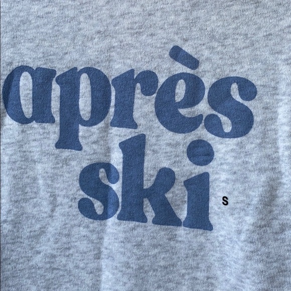 August Ink Apres Ski Sweatshirt Soft Comfy Snow - Picture 10 of 12